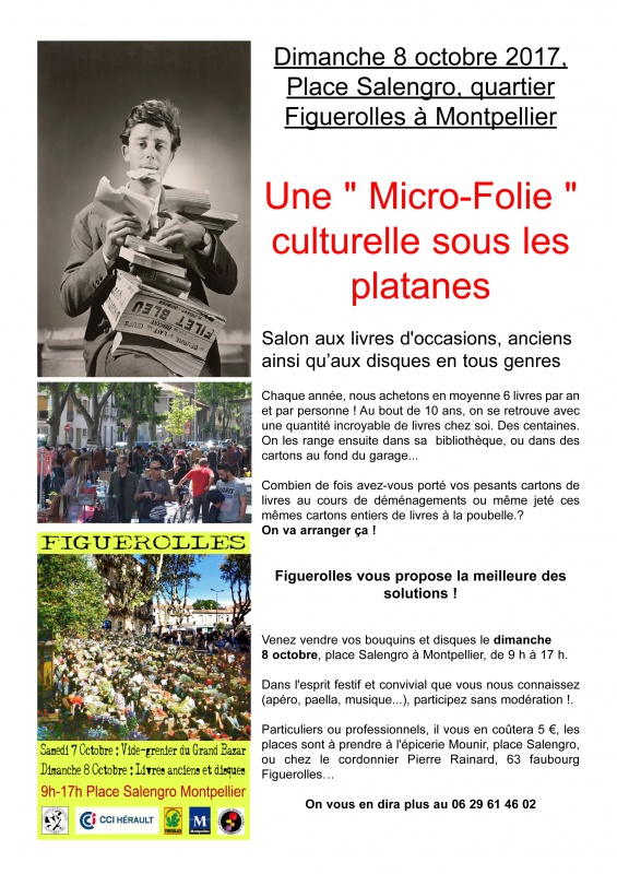 Micro folie culturelle sous les platanes